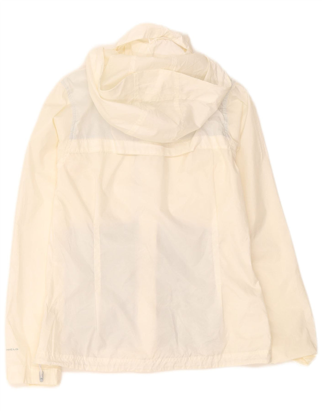 Columbia Dame Hætte Oversized regnjakke UK 10 Small White