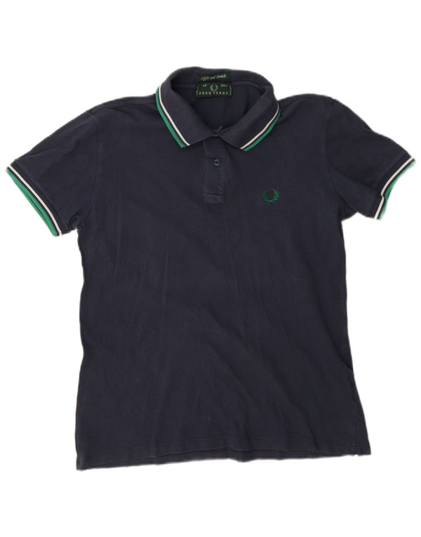 Fred Perry Herre let og stræk poloshirt Medium marineblå bomuld