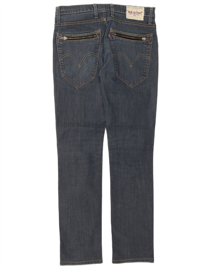 Levi's Herre 513 Straight Jeans W34 L34 Blå Bomuld