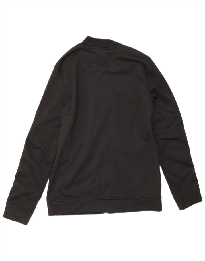 Adidas træningsdragt topjakke til kvinder UK 16/18 Stor sort polyester