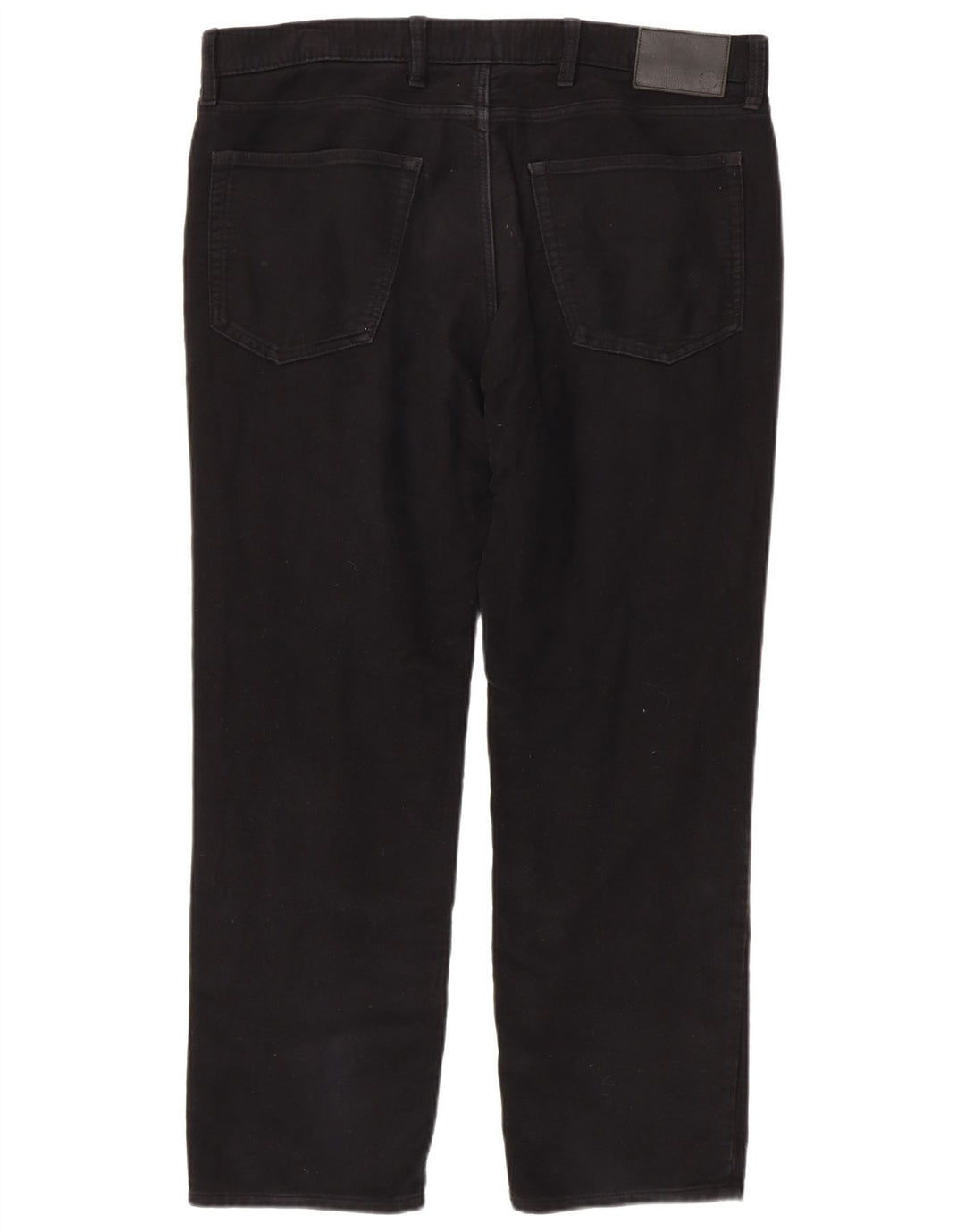 Marks & Spencer Herre Regular Fit Casual Bukser W38 L29 Sort Bomuld