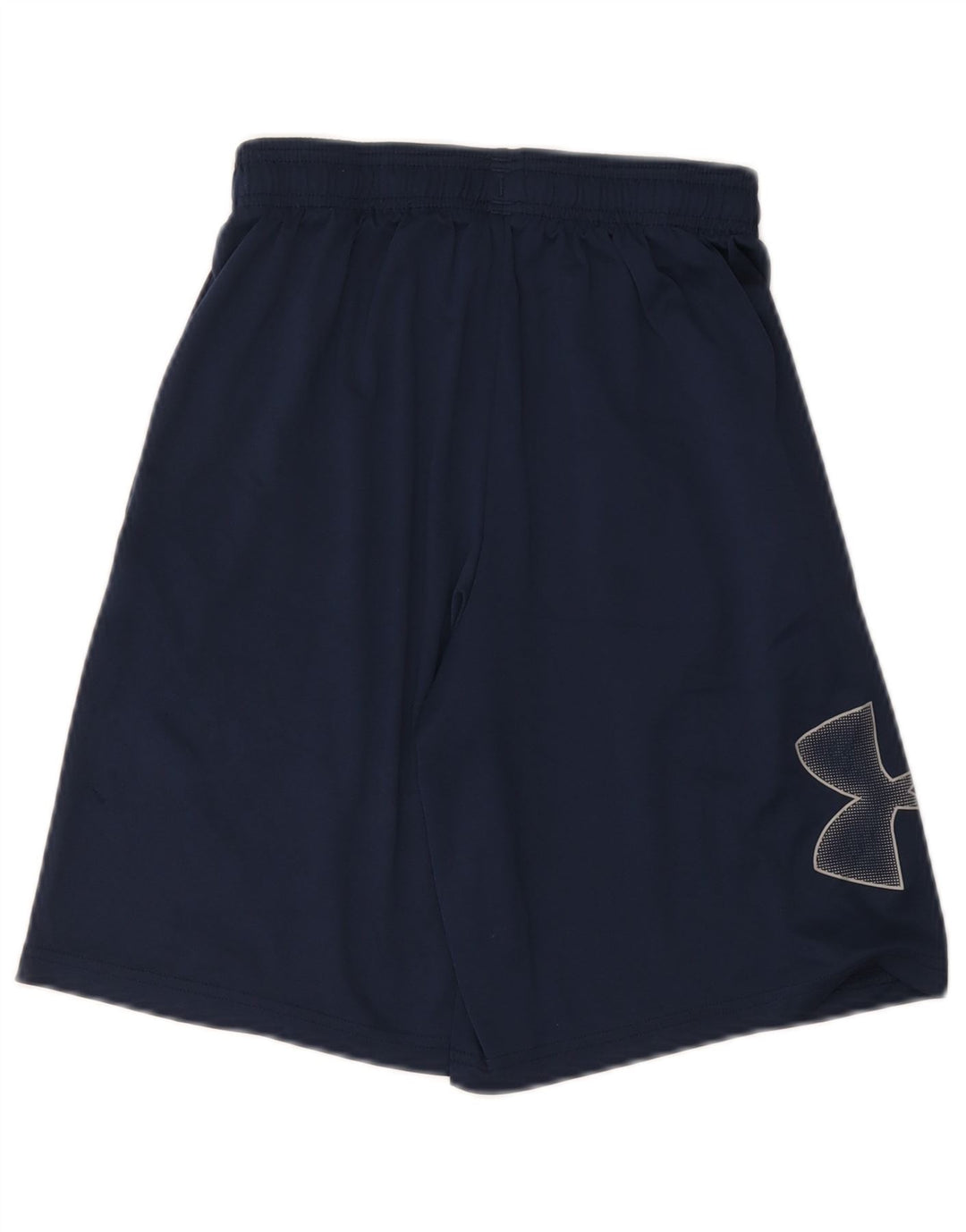 UNDER ARMOR Dame Heat Gear grafiske sportsshorts UK 4 XS Navy Blue