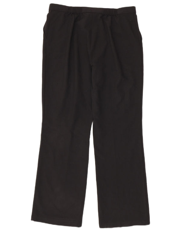 Marks & Spencer Lige fritidsbukser til kvinder UK 16 Large W34 L31 Sort