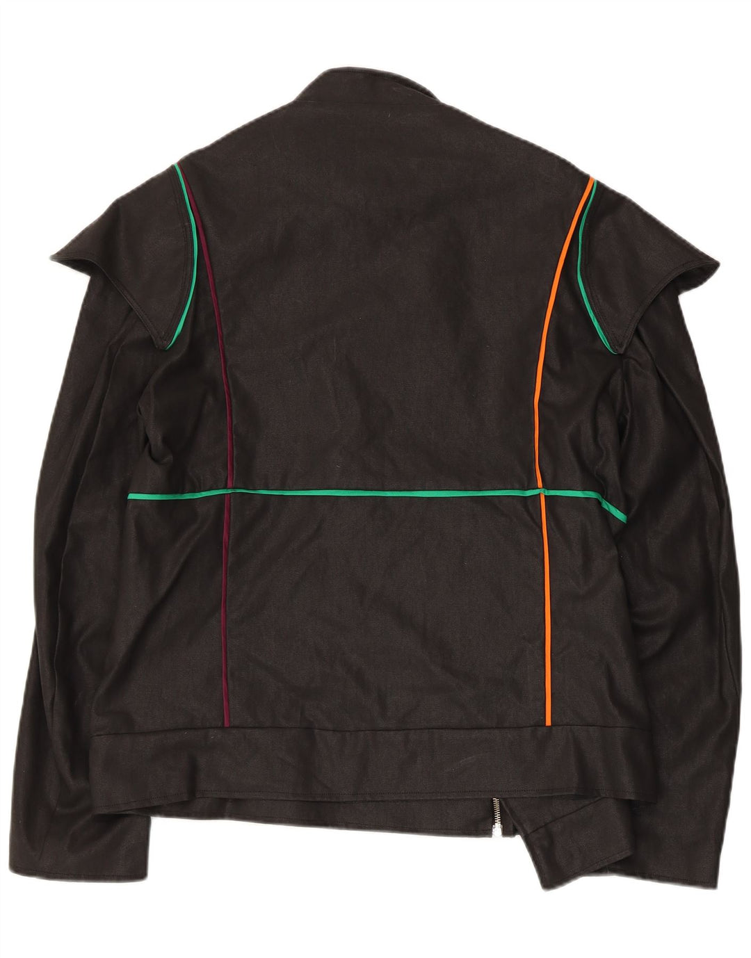 Vintage Bomberjakke til mænd UK 38 Medium Sort Stribet