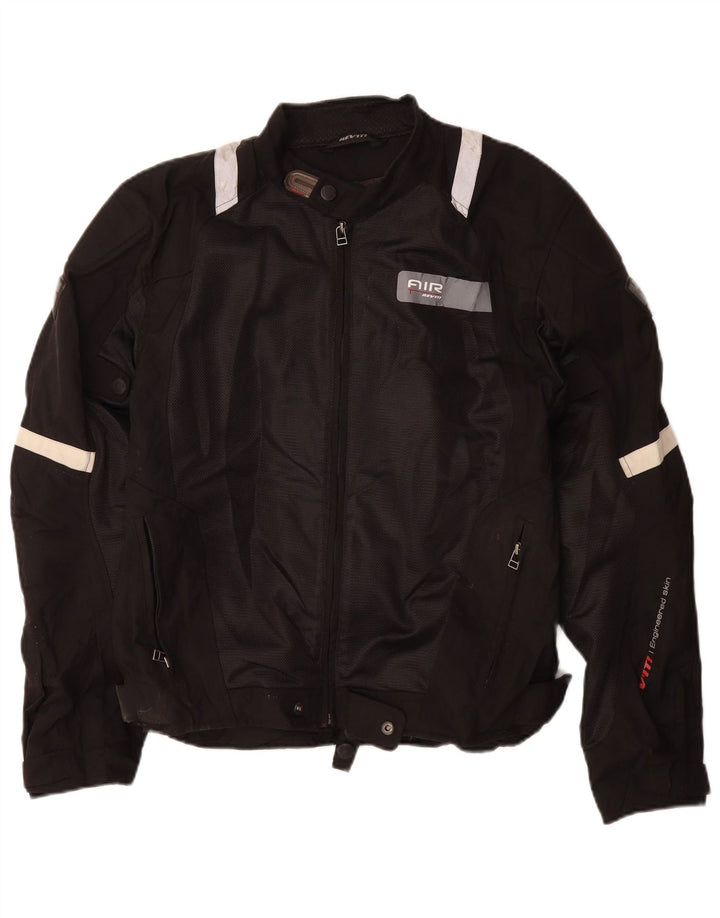 Revit Herre Motorstyle Graphic Racer Jacket UK 36 Small Black Polyamide