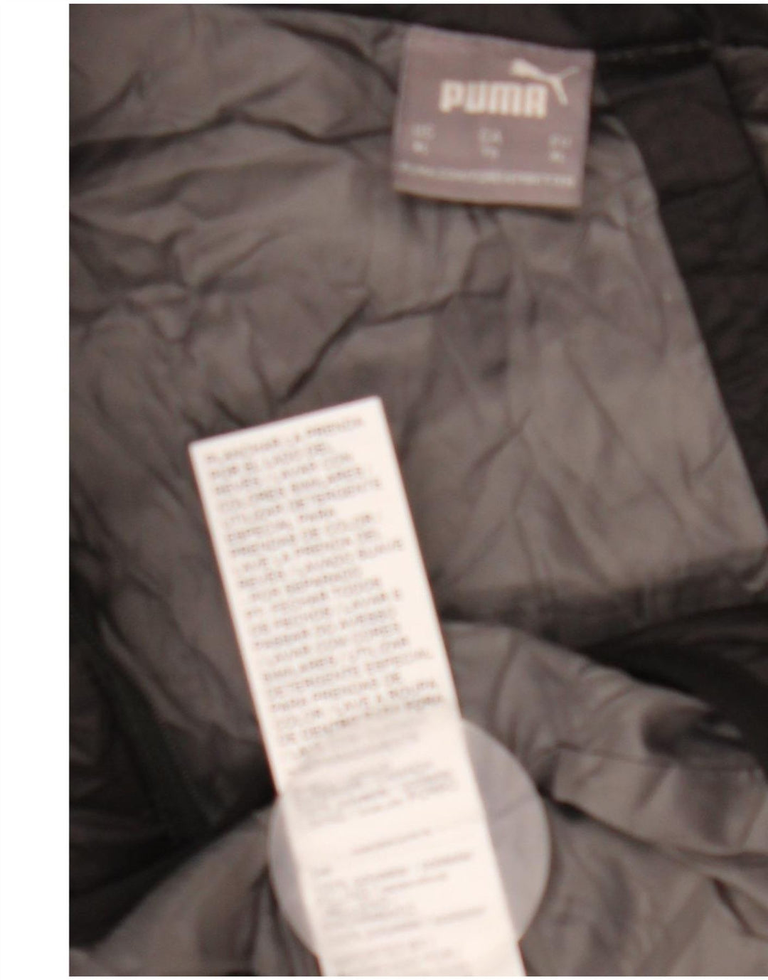 Puma Herre grafisk polstret Gilet UK 42 XL sort polyester