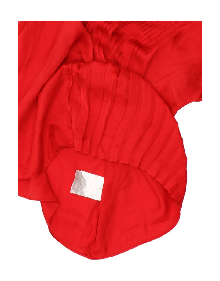 LIU JO Womens Blouse Top IT 40 Small Red Polyester Vintage Liu Jo and Second-Hand Liu Jo from Messina Hembry 