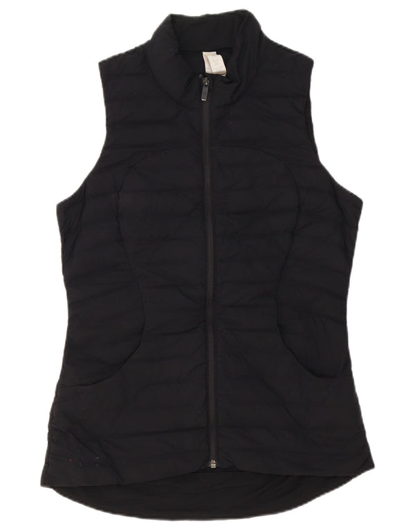 Lululemon Womens Polstret Gilet US 6 Medium Black Polyester
