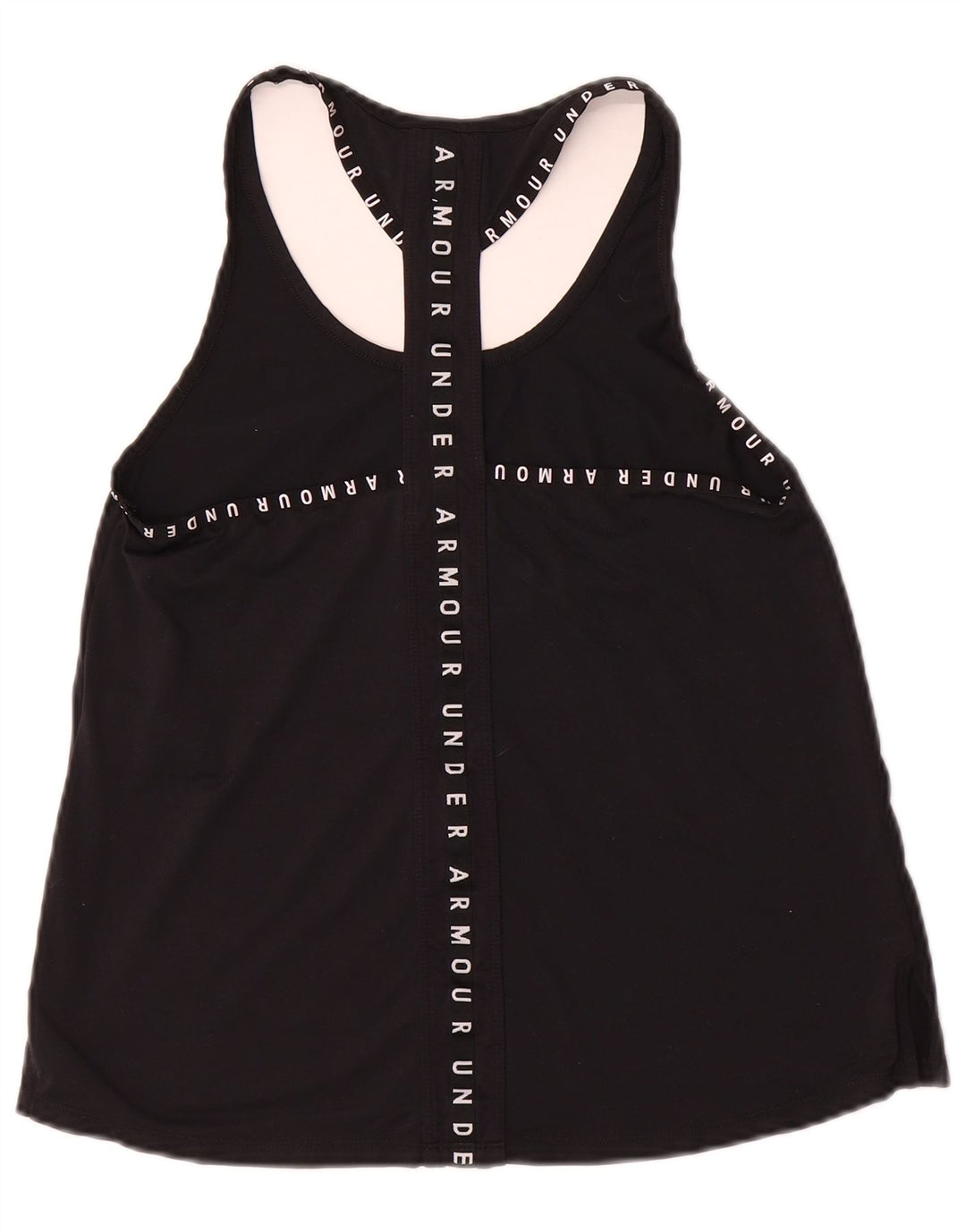 Under Armour Womens Heat Gear Grafisk Vest Top UK 10 Small Black Polyester