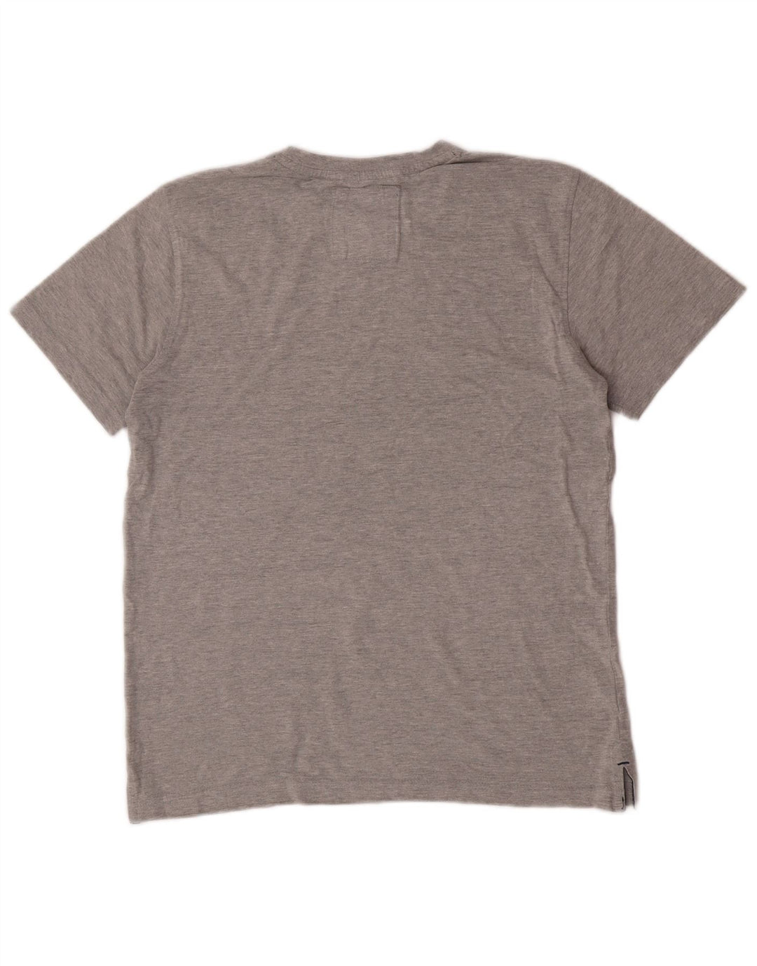 Crew Clothing Herre T-Shirt Top Lille Grå Bomuld
