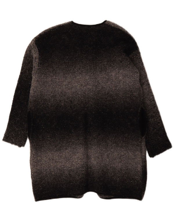 Tommy Hilfiger Dame Oversized Longline Cardigan Sweater UK 10 Small Grey