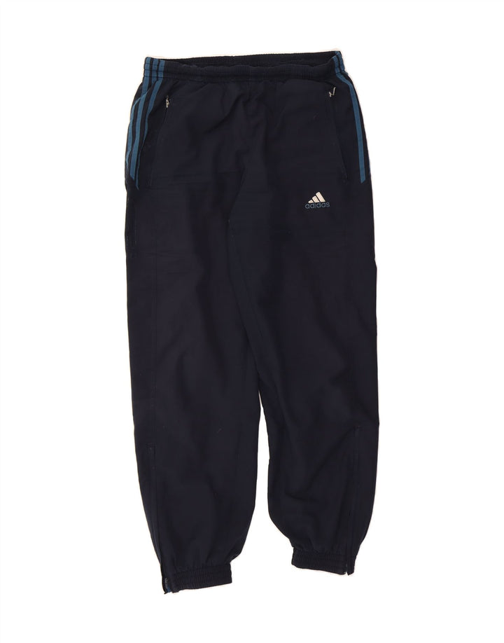 ADIDAS Mens Tracksuit Trousers Joggers UK 38/40 Medium Navy Blue Polyester Vintage Adidas and Second-Hand Adidas from Messina Hembry 