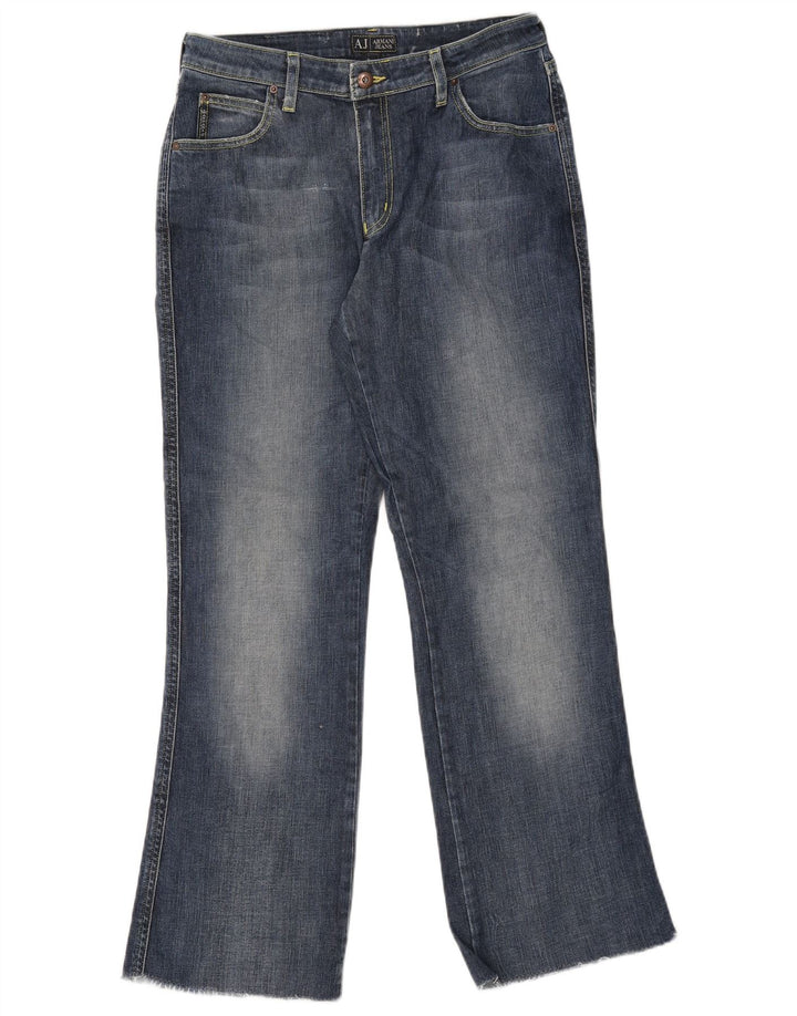 Armani Dame Bootcut Jeans W29 L30 Blå Bomuld