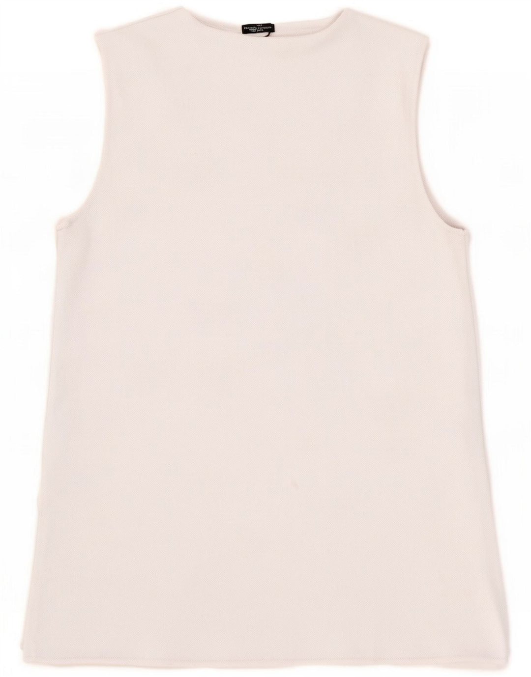 Zara Dame Vest Top UK 10 Small White Polyester