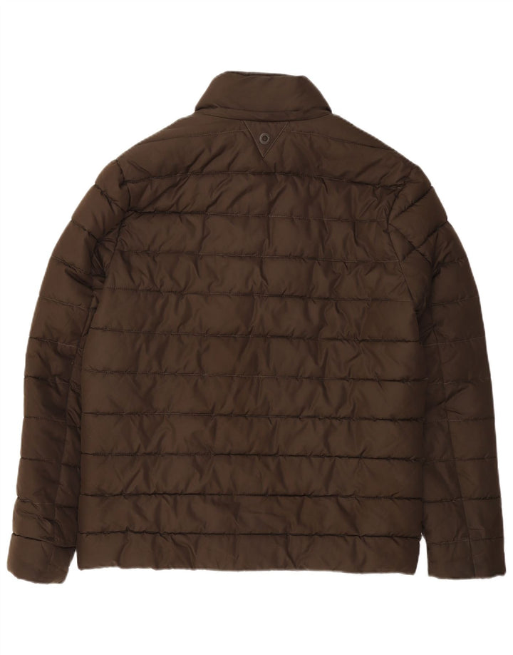 BARBOUR Polstret herrejakke UK 36 Lille brun polyester