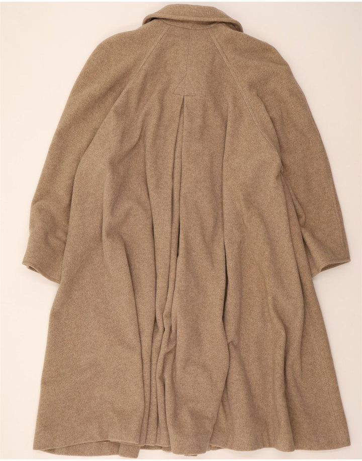 VINTAGE Womens Overcoat UK 18 XL Beige Vintage Vintage and Second-Hand Vintage from Messina Hembry 