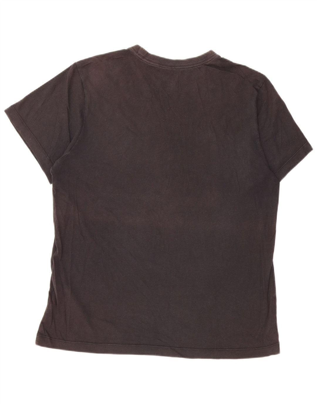 Nike Grafisk T-Shirt Top UK 14 Medium Sort Bomuld