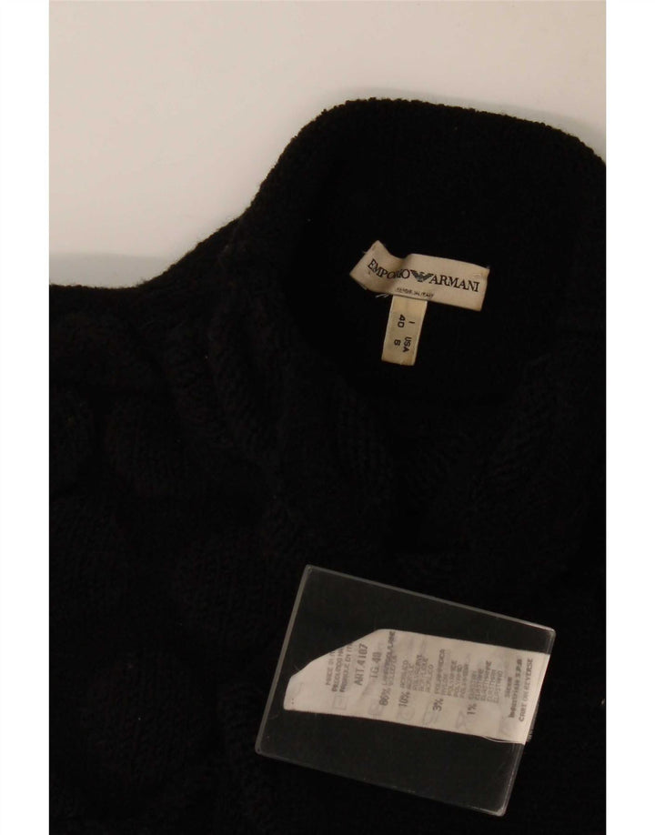 Emporio Armani Dame Vest Tank Top IT 40 Lille Sort Uld