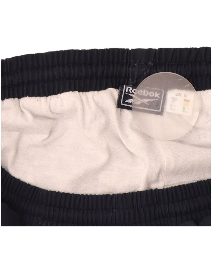 Reebok Træningsdragt til kvinder Joggers UK 12 Medium Navy Blue Polyester