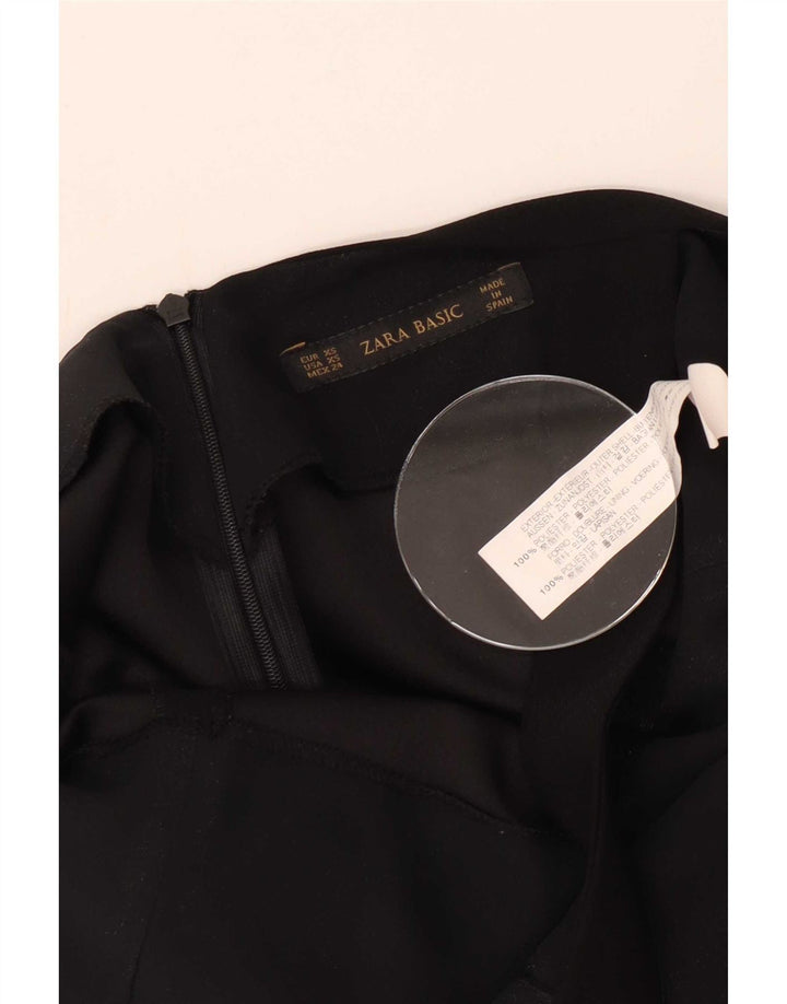 Zara Dame Grimekjole UK 6 XS Sort Polyester