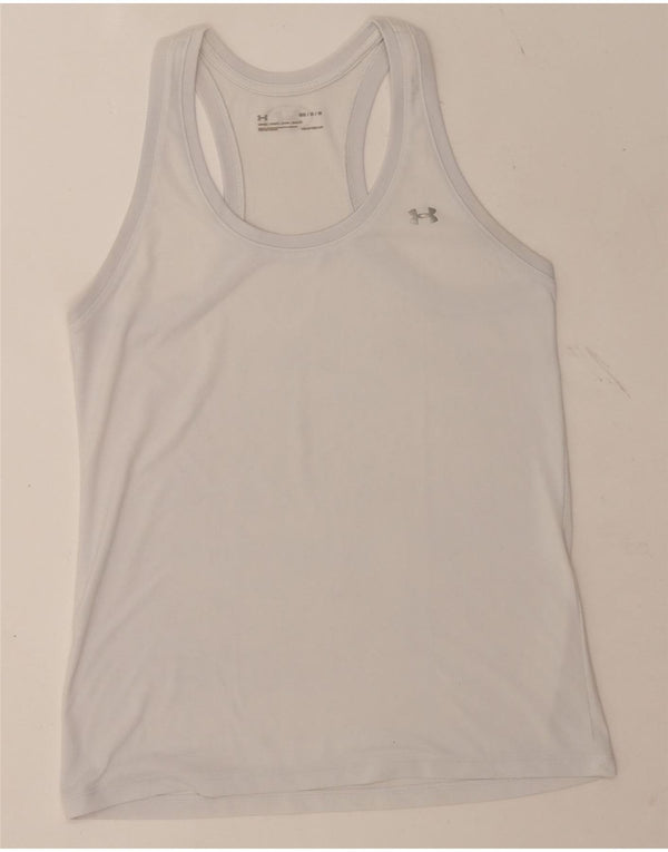 Under Armour Herre Heat Gear Vest Top Medium White