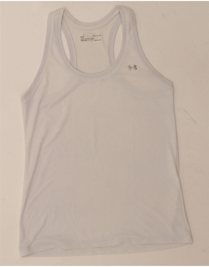 Under Armour Herre Heat Gear Vest Top Medium White