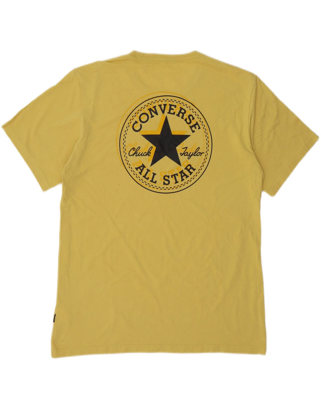 CONVERSE Mens Graphic T-Shirt Top XL Yellow Cotton Vintage Converse and Second-Hand Converse from Messina Hembry 