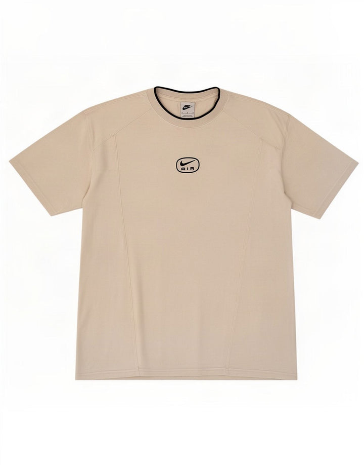 Nike Herre T-shirt Top Medium Off White Bomuld