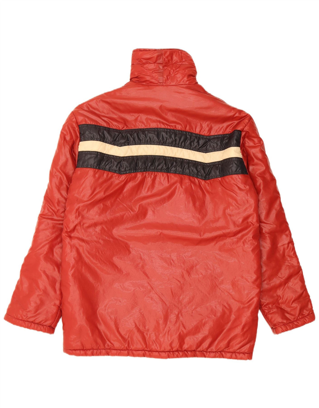 Charly Dame Hætte Polstret Jakke IT 48 XL Rød Colourblock Polyamid