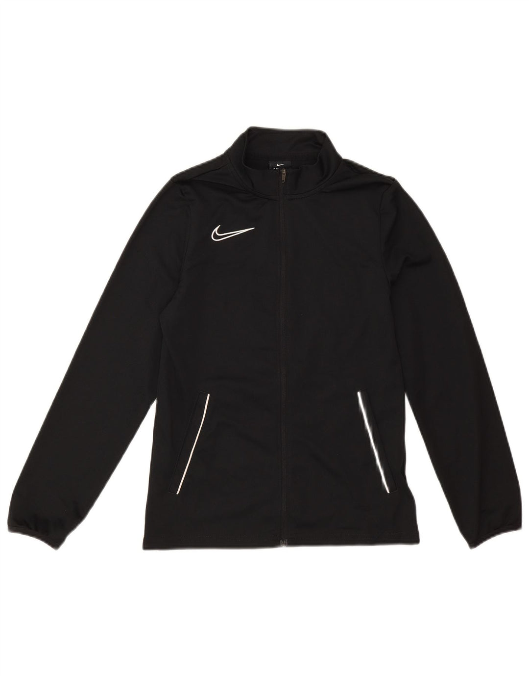 Nike Træningsdragt Topjakke til drenge 12-13 år Stor sort polyester