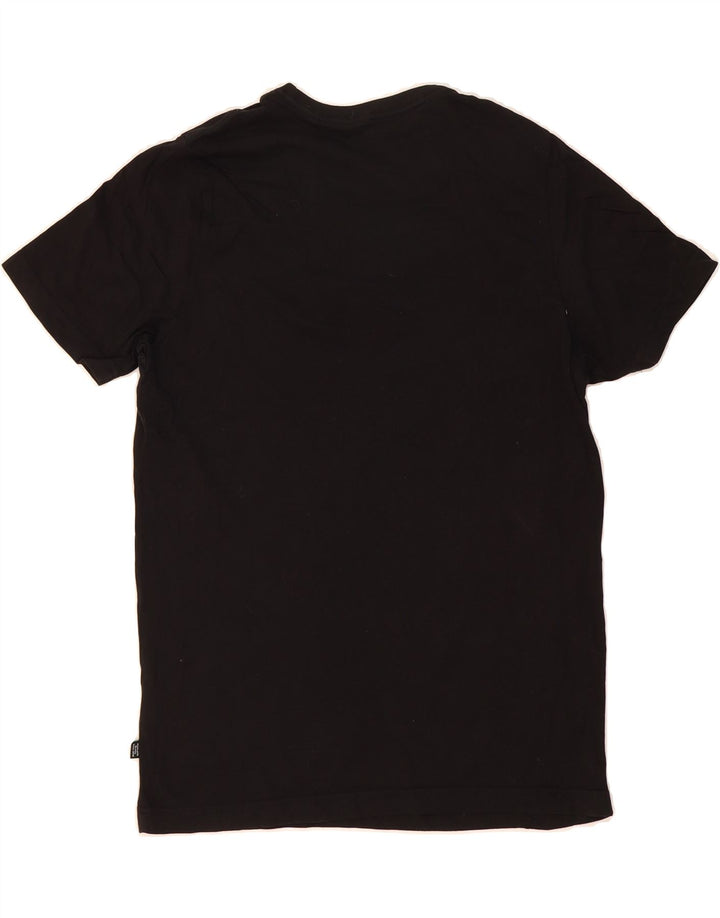PUMA Mens T-Shirt Top Medium Black Cotton Vintage Puma and Second-Hand Puma from Messina Hembry 