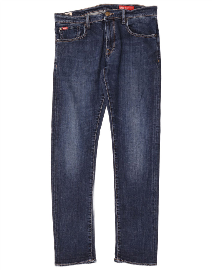 Rifle Herre Slim Jeans W34 L33 Blå Bomuld