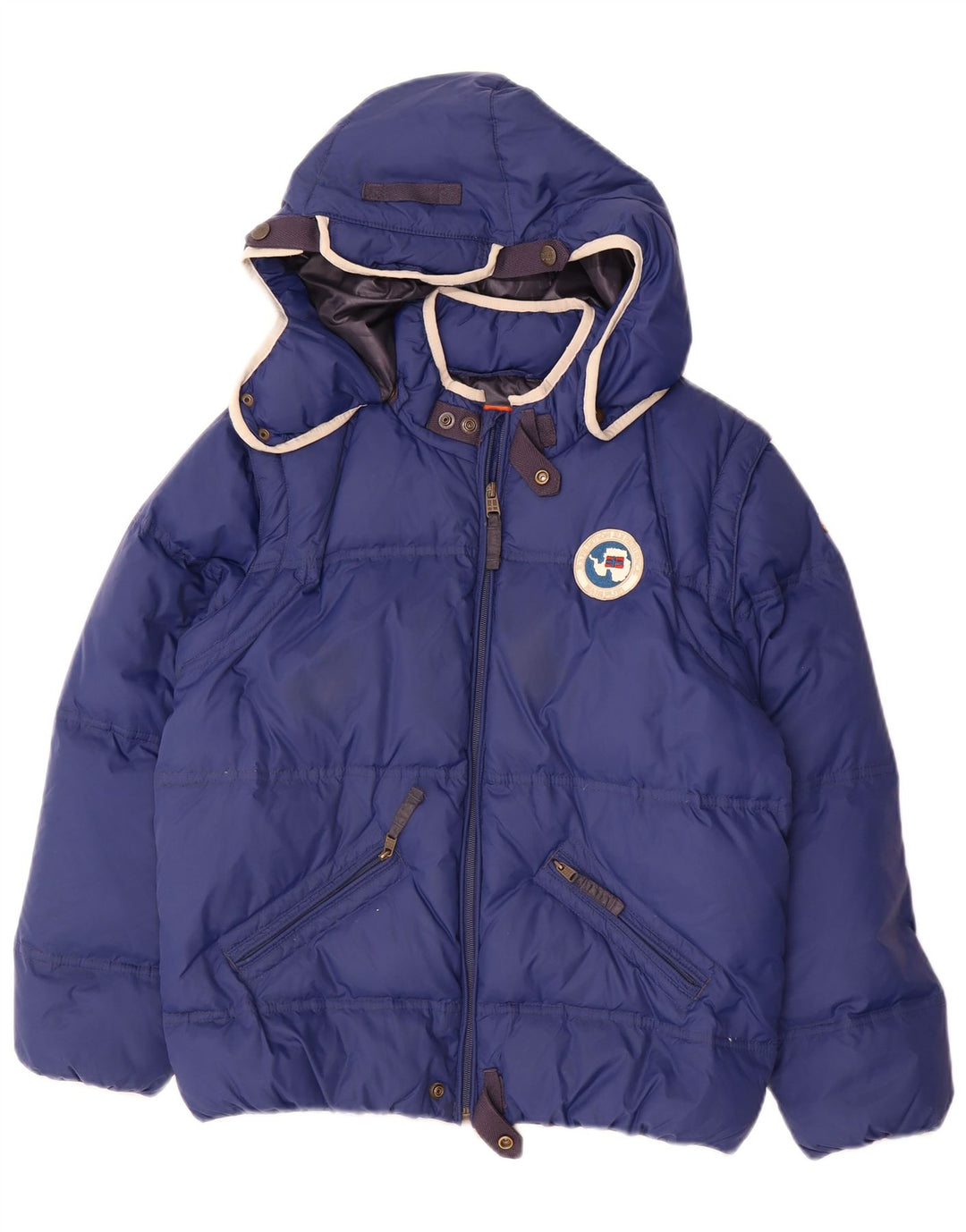 NAPAPIJRI hættejakke til drenge 13-14 år marineblå polyamid