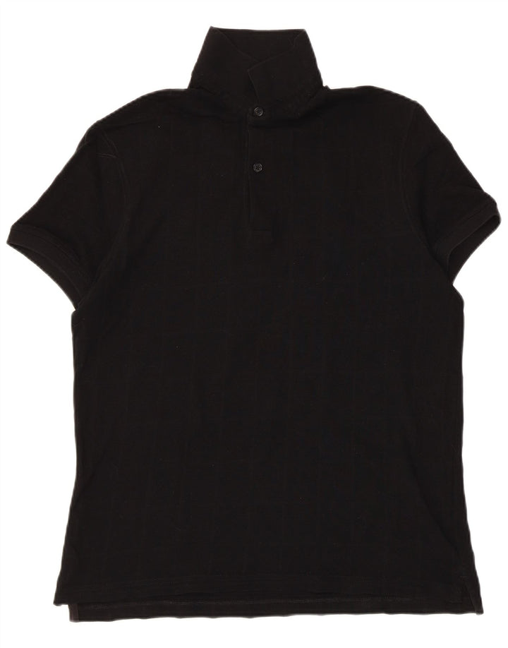 MASSIMO DUTTI Herre poloshirt Medium Sort
