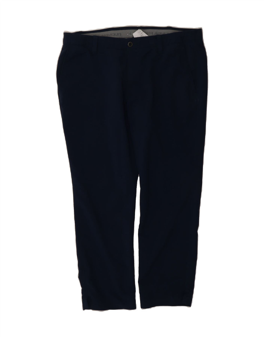 UNDER ARMOUR Mens Slim Chino Trousers W40 L30 Blue Polyester Vintage Under Armour and Second-Hand Under Armour from Messina Hembry 