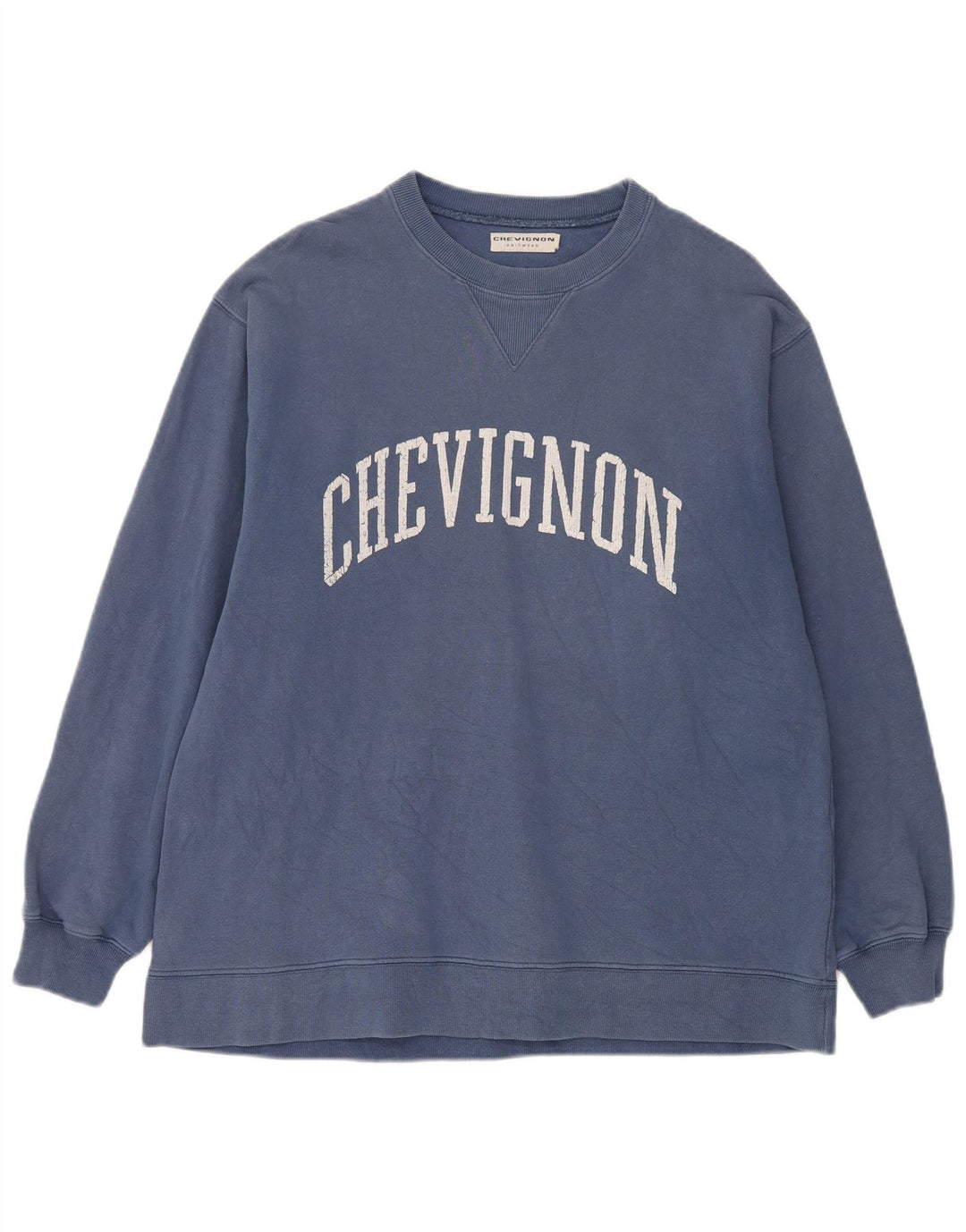 Chevignon Herre Graphic Regular Fit Sweatshirt Jumper Medium Blue