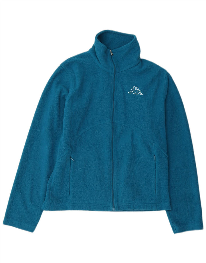 Kappa Dame Fleecejakke UK 10 Lille Blå Polyester