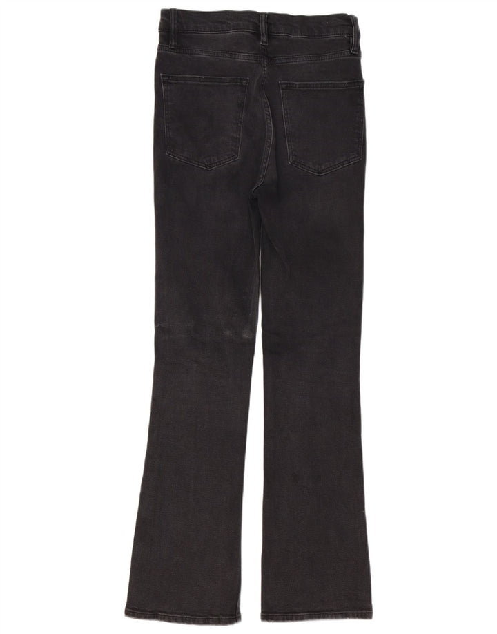 ALL SAINTS Dame Bootcut Jeans W26 L30 Sort Bomuld