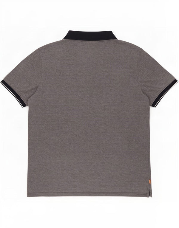 Timberland Herre Regular Fit Polo Shirt Large Navy Blue Colourblock
