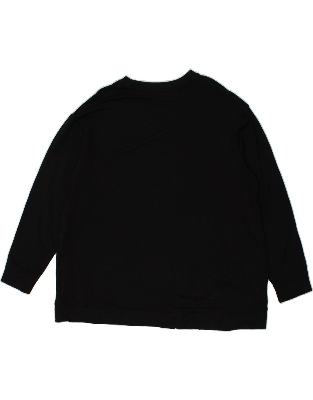 ORVIS Womens Sweatshirt Jumper UK 18 XL Black Polyester Vintage Orvis and Second-Hand Orvis from Messina Hembry 