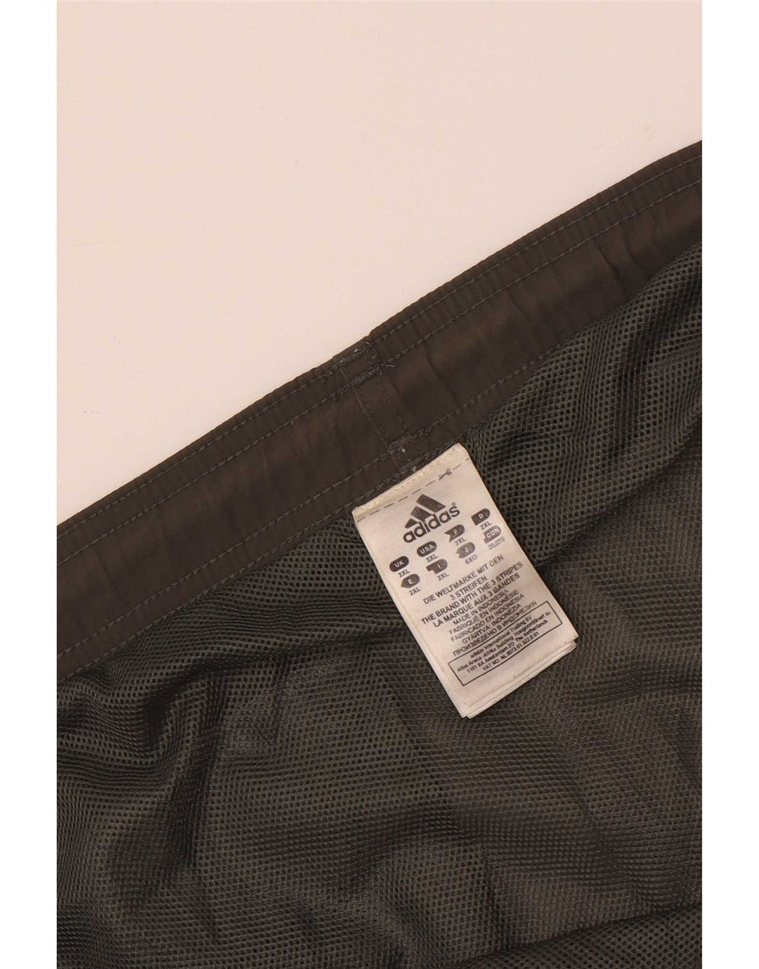 Adidas Badeshorts til mænd 2XL Grå Colourblock Nylon