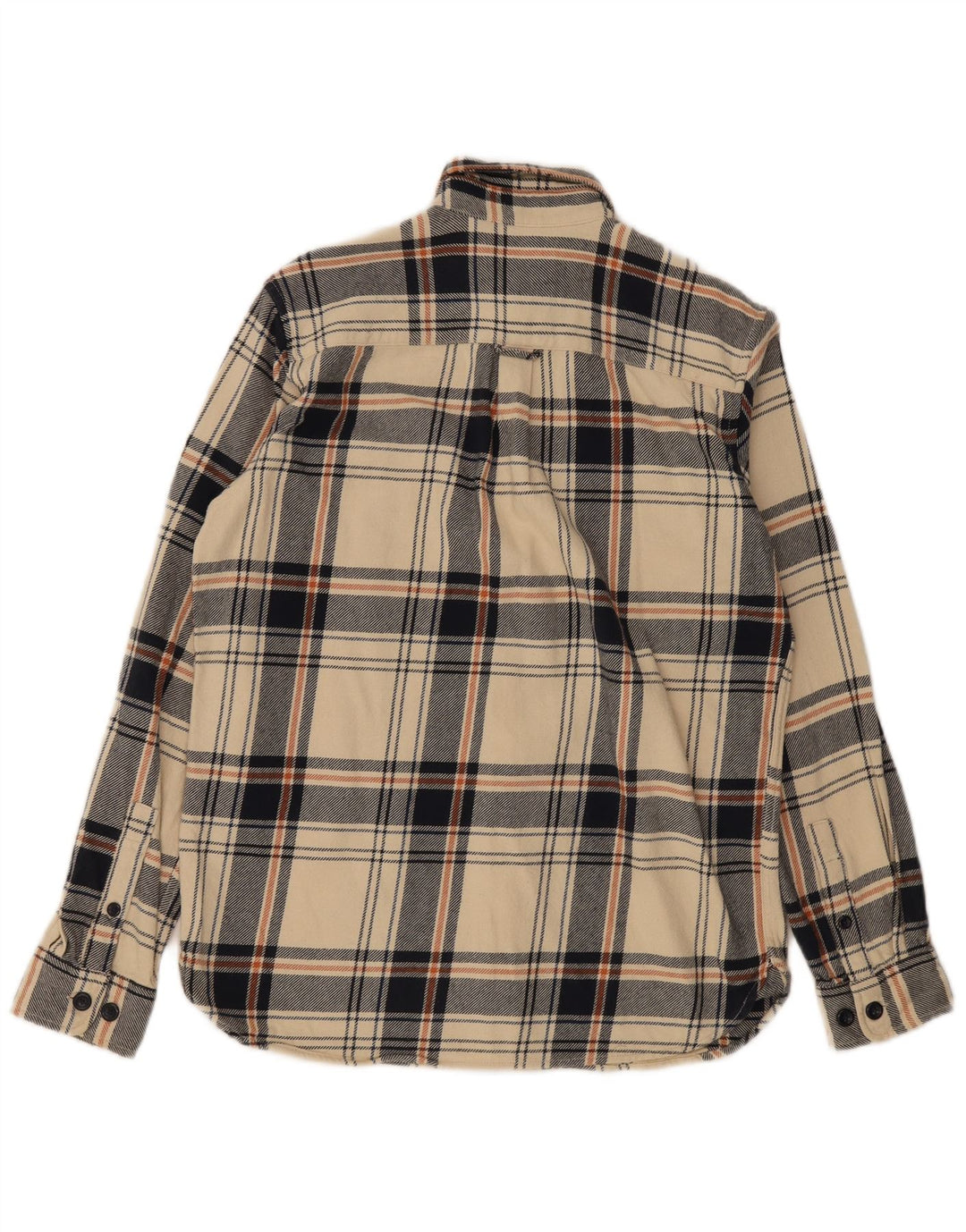 Jack & Jones Herre Regular Fit Flanellskjorte Lille beige ternet bomuld