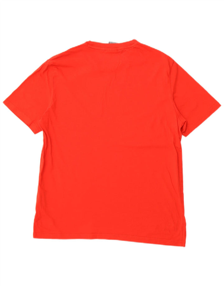 CHAMPION Herre T-Shirt Top Stor Rød Bomuld