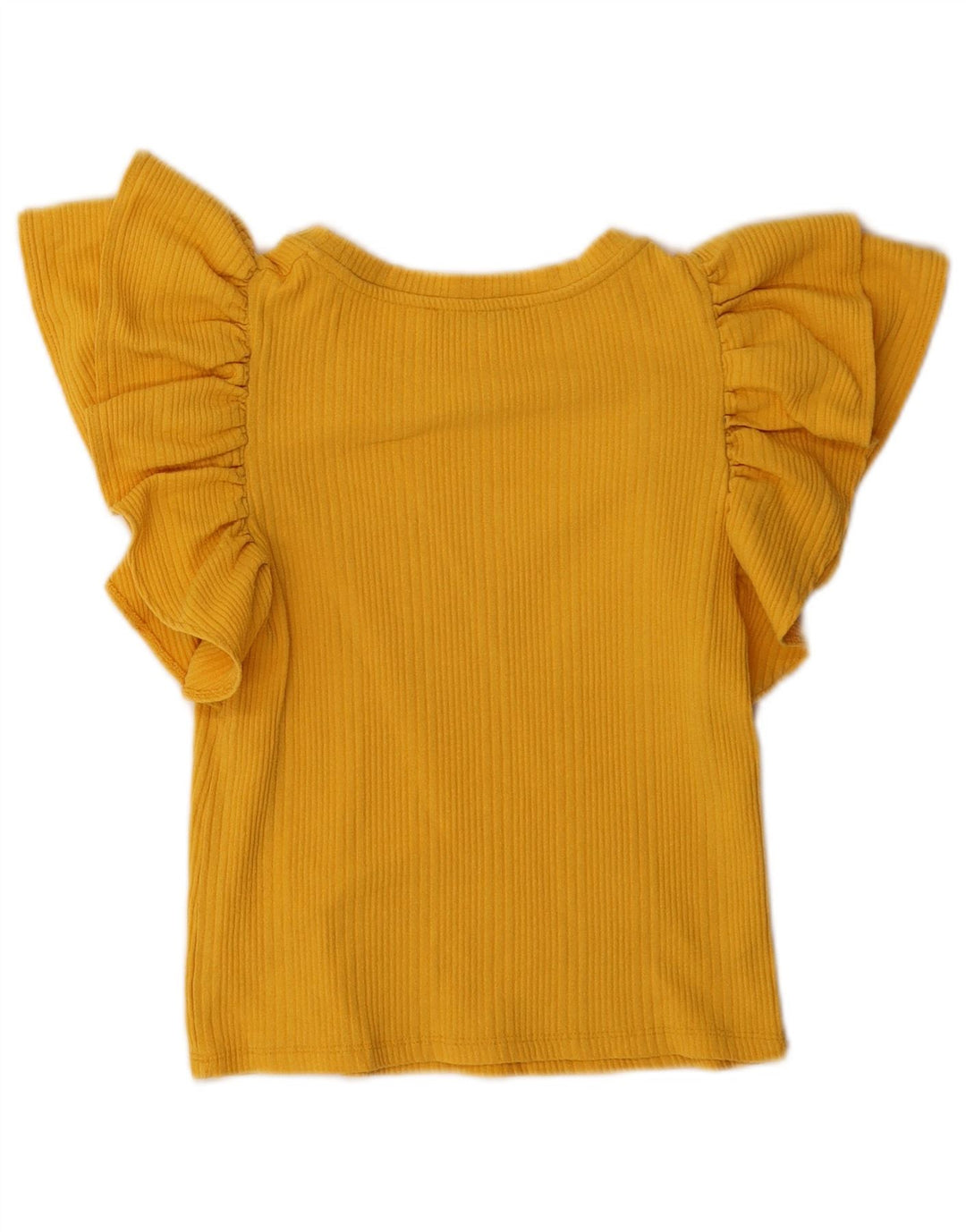 Zara Dame Bluse Top UK 10 Lille Gul
