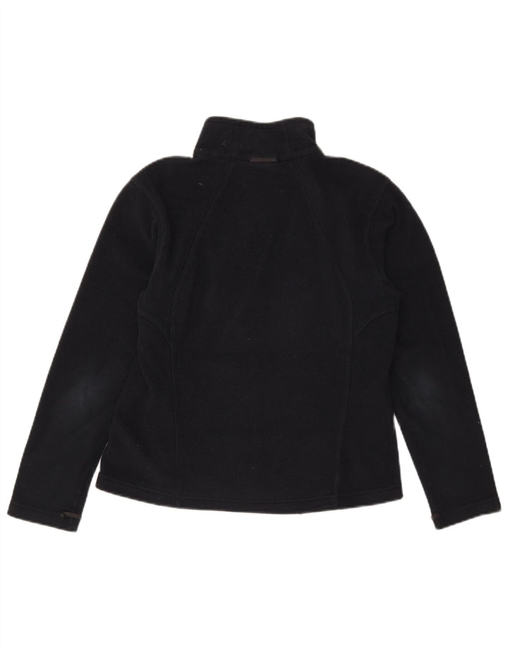 Jack Wolfskin Dame Fleecejakke UK 10 Small Black Polyester