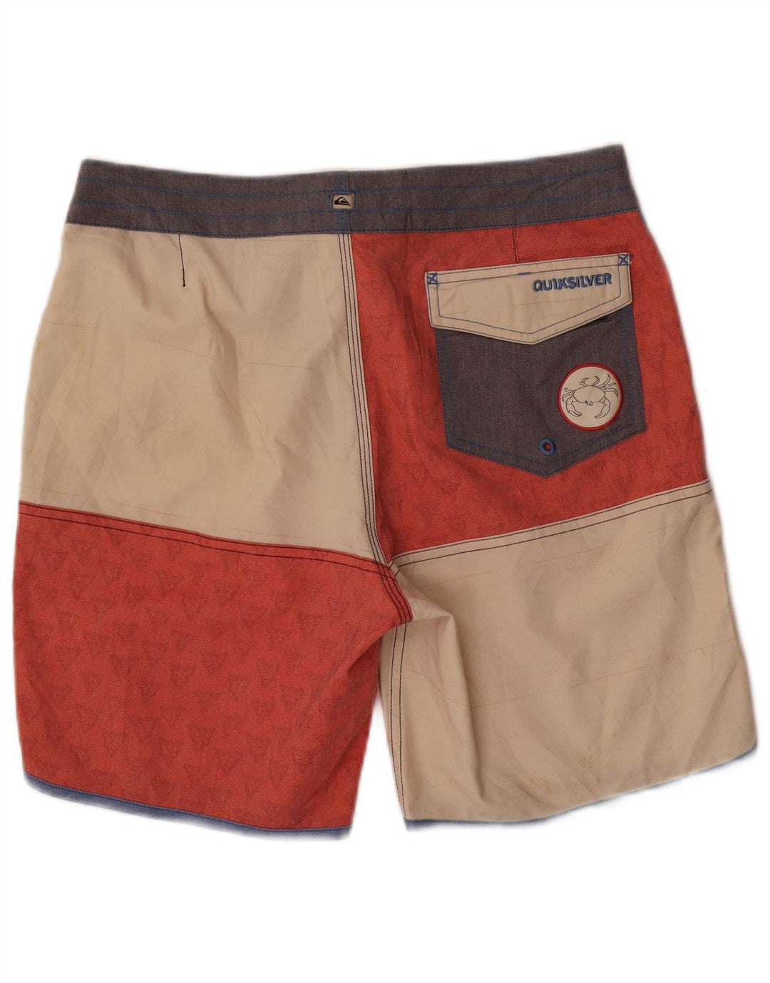 Quiksilver Badeshorts til mænd Medium Rød Colourblock Polyester