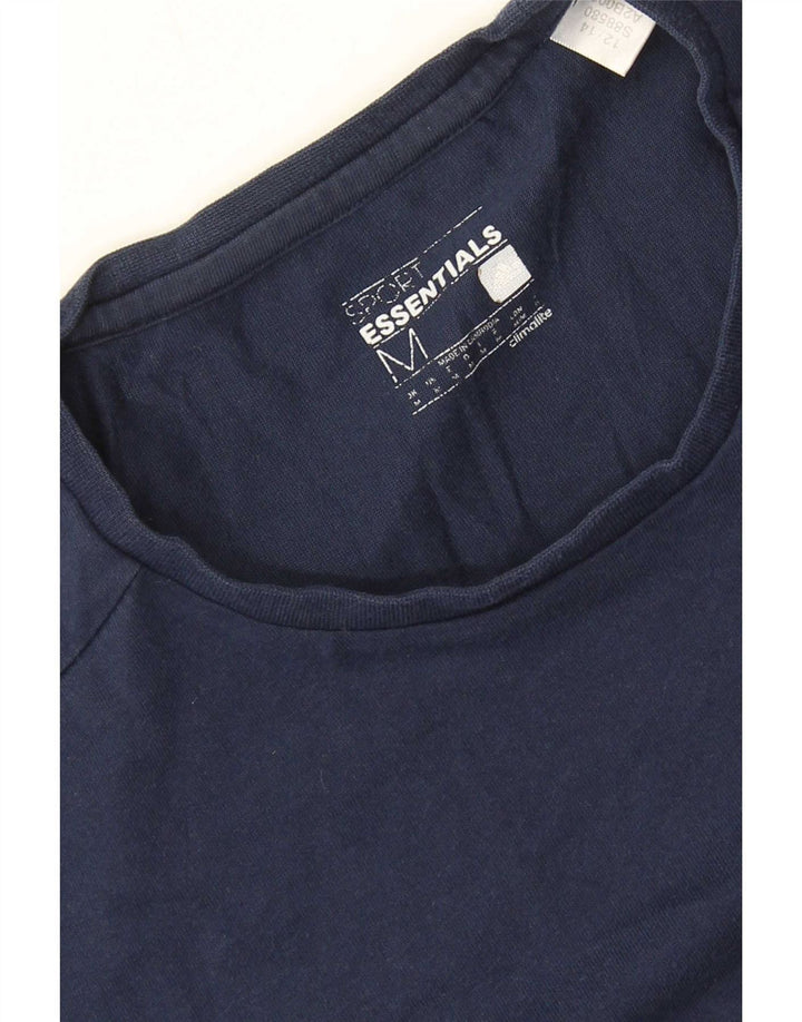 Adidas Herre Climalite T-Shirt Top Medium Navy Blue
