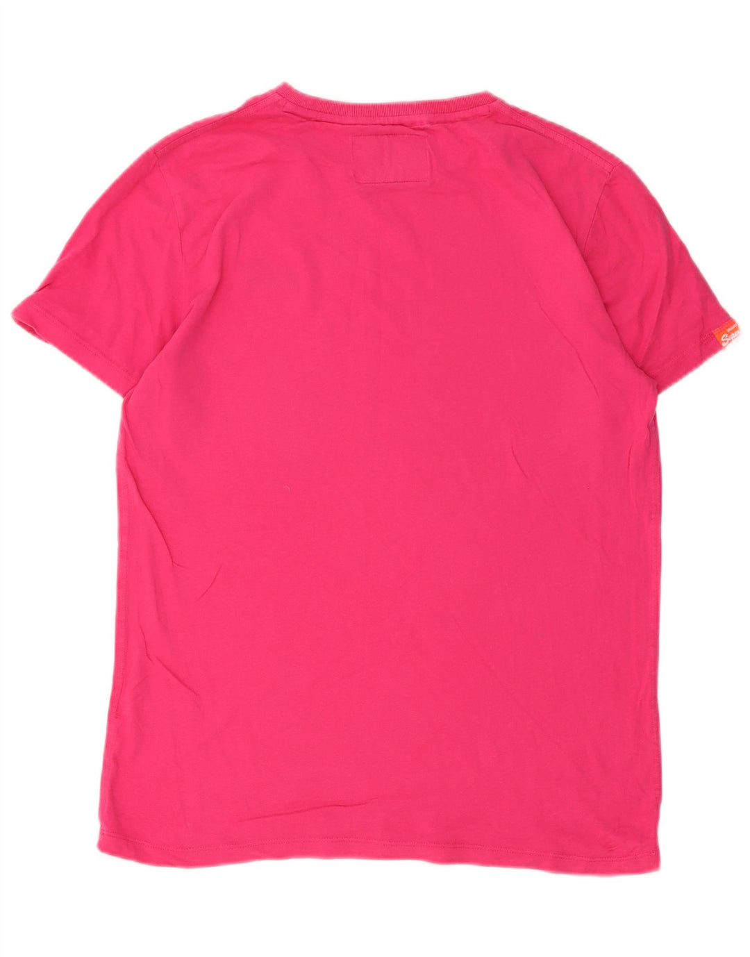 Superdry T-shirt top til kvinder Stor pink bomuld