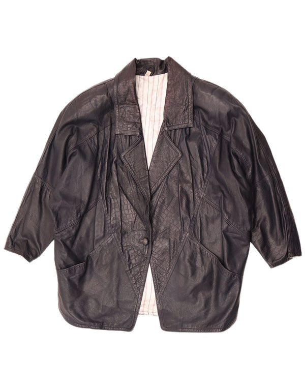 Vintage Womens Oversized Oversized Jacket EU 40 Medium Purple