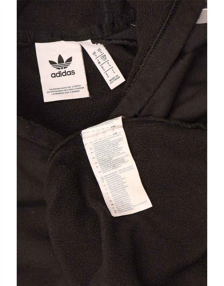 Adidas Grafisk hættetrøje til mænd Small Black Colourblock Polyester